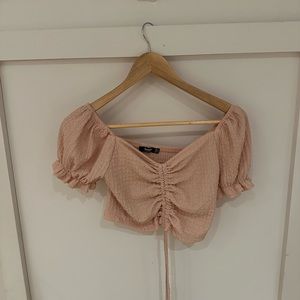Cinched Crop Top
